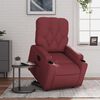 vidaXL Fauteuil inclinable &eacute;lectrique rouge bordeaux similicuir