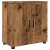 vidaXL Ensemble de mobilier de salle de bain 4 pcs Bois Ancien