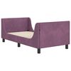 vidaXL Cadre de lit pour enfants avec t&ecirc;te de lit Violet 80 x 160 cm
