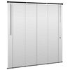 vidaXL Store V&eacute;nitien R&eacute;glable Noir 150 x 160 cm PVC