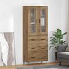 vidaXL Haut Armoire avec tiroir Ch&ecirc;ne artisanal 69,5 x 34 x 90 cm