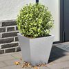 vidaXL Jardini&egrave;res 2 pcs 30x30x30 cm acier galvanis&eacute;