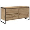 vidaXL Meuble TV 100 x 36 x 49.5 cm Ch&ecirc;ne artisan Bois d'ing&eacute;nierie