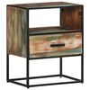 vidaXL Table de chevet 40 x 30 x 50 cm Bois de r&eacute;cup&eacute;ration massif