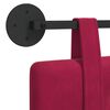 vidaXL T&ecirc;te de lit suspendue Bordeaux 170 x 55 x 5 cm Velours