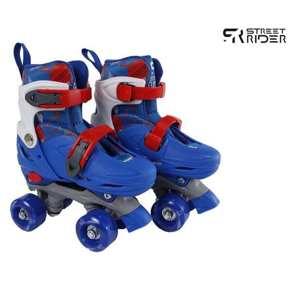 Street Rider Patins &agrave; roulettes r&eacute;glables Bleu 31-34