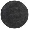 vidaXL Tapis Shaggy Anti-d&eacute;rapant Gris fonc&eacute; 160 x 160 cm PP