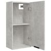 vidaXL Armoire de salle de bain murale Gris b&eacute;ton 32x20x67 cm
