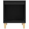 vidaXL Tables de chevet 2 pcs Noir 40x35x50 cm
