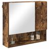 vidaXL Armoire Miroir Ch&ecirc;ne fum&eacute; 59 x 17 x 55 cm Bois d'ing&eacute;nierie