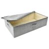 vidaXL Bo&icirc;tes de rangement 2 pcs Tissu 70x40x18 cm Gris