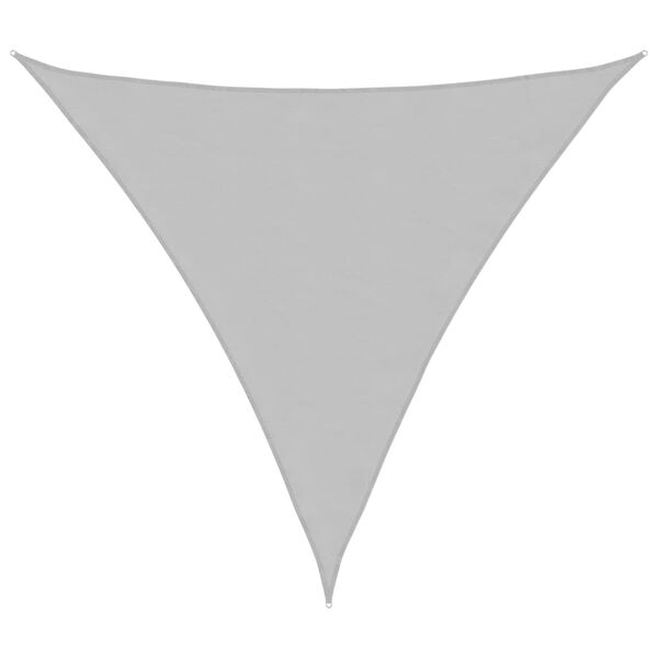 vidaXL Voile d'ombrage gris clair 5x5x5 m 100% polyester oxford