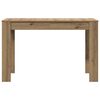 vidaXL Table &agrave; manger ch&ecirc;ne artisanal 120x60x76 cm bois d'ing&eacute;nierie