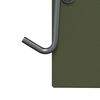 vidaXL Distributeur pour lapins Vert olive 12,5 x 12,5 x 25 cm