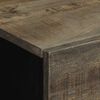 vidaXL Tables chevet 2 pcs gris clair 40x33x46 cm bois manguier solide