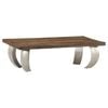 vidaXL Table basse Opium Bois de r&eacute;cup&eacute;ration et acier 110x60x35 cm