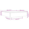 vidaXL Table basse ch&ecirc;ne fum&eacute; 100x100x31 cm bois d'ing&eacute;nierie