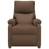 vidaXL Fauteuil Marron Tissu