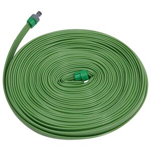vidaXL Tuyau d'arrosage &agrave; 3 tubes vert 15 m PVC