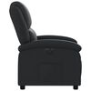 vidaXL Fauteuil inclinable &eacute;lectrique noir cuir v&eacute;ritable