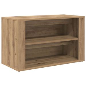 vidaXL Rack &agrave; chaussures 75 x 35 x 45 cm Bois d'ing&eacute;nierie