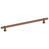 vidaXL Poign&eacute;es d'armoire 5 pcs bronze 224 mm acier inoxydable