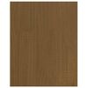 vidaXL Meuble TV Marron miel 70x33x42 cm Bois de pin massif