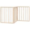 vidaXL Barri&egrave;re pour chien pliable &agrave; 3 panneaux 150 cm Bois de peuplier