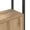 vidaXL Biblioth&egrave;que Ch&ecirc;ne artisanal 40 x 24 x 161 cm Bois d'ing&eacute;nierie