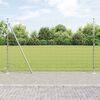 vidaXL Poteau de cl&ocirc;ture. Galvanis&eacute; 50 x 1,5 m Acier