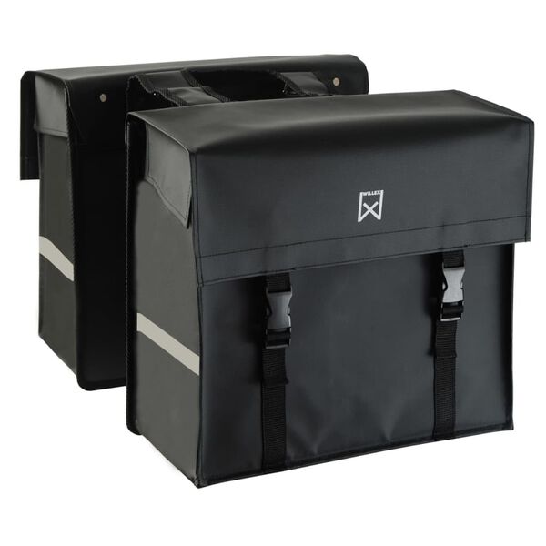 Willex Sacoches de v&eacute;lo Tarpaulin 40 L Noir mat
