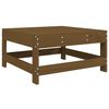 vidaXL Salon de jardin 6 pcs Marron miel Bois de pin massif