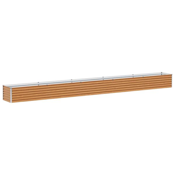 vidaXL Jardini&egrave;re sur&eacute;lev&eacute;e 485 x 50 x 36 cm Acier galvanis&eacute;