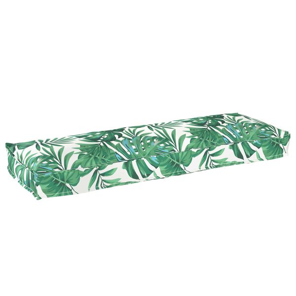 vidaXL Coussin Feuille Motif feuille 120 x 40 x 8 cm Tissu Oxford