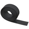 vidaXL Bordure de jardin noir 10 m 20 cm polyéthylène