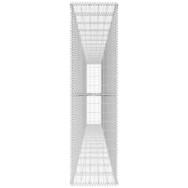 vidaXL Mur en gabion avec couvercle Acier galvanis&eacute; 600 x 50 x 200 cm