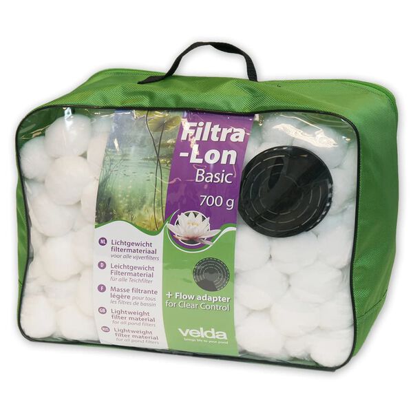 Velda Mat&eacute;riau filtrant d'&eacute;tang Filtra-Lon Basic 700 g Blanc