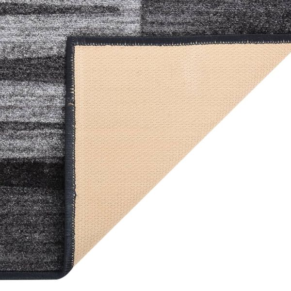 vidaXL Tapis de couloir antid&eacute;rapant Anthracite 67x300 cm