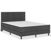 vidaXL T&ecirc;te de lit Gris fonc&eacute; Tissu 180x200 cm