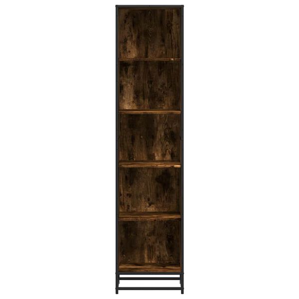 vidaXL Biblioth&egrave;que ch&ecirc;ne fum&eacute; 40x35x170,5 cm bois d'ing&eacute;nierie