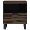 vidaXL Cabinet de chevet Noyer 40 x 33 x 46 cm Bois d'acacia massif