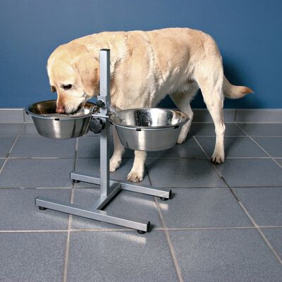 TRIXIE Support réglable de bol pour chiens 5,6 L 24 cm