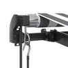 vidaXL Auvent r&eacute;tractable automatique avec LED anthracite et blanc