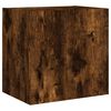 vidaXL Unit&eacute;s murales TV 4 pcs ch&ecirc;ne fum&eacute; bois d'ing&eacute;nierie