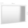 vidaXL Ensemble de meubles de salle de bain 2 pcs Blanc brillant