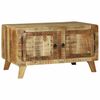 vidaXL Table basse Marron 80 x 54 x 45 cm Bois de mangue massif
