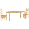 vidaXL Ensemble &agrave; manger PANAMA 3 pcs bois de pin massif