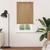 vidaXL Store enrouleur avec des rideaux Marron 80 x 220 cm Bambou