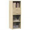 vidaXL Buffet haut ch&ecirc;ne sonoma 40x42,5x124 cm bois d'ing&eacute;nierie