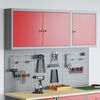 vidaXL Ensemble d'armoires &agrave; outils 5 pcs Rouge Acier enduit de poudre